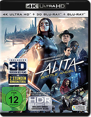 Alita: Battle Angel Blu-ray UHD (3 Discs)