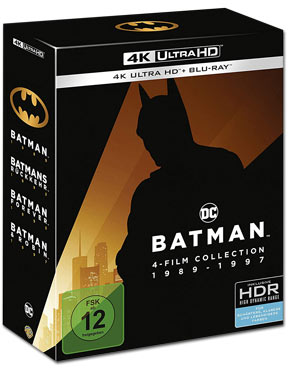 Batman - 4-Film Collection 1989-1997 Blu-ray UHD (8 Discs)
