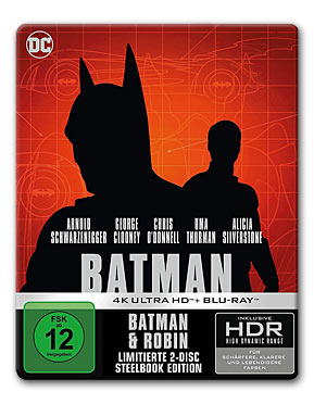 Batman & Robin - Steelbook Edition Blu-ray UHD (2 Discs)