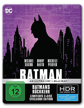 Batmans Rückkehr - Steelbook Edition Blu-ray UHD (2 Discs)