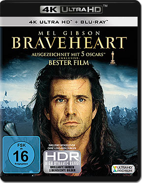 Braveheart Blu-ray UHD (2 Discs)