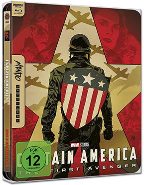 Captain America: The First Avenger - Limited Mondo Steelbook Edition Blu-ray UHD (2 Discs)