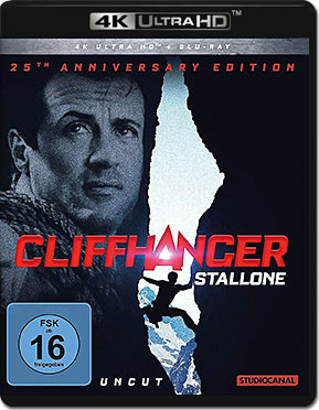 Cliffhanger - 25th Anniversary Edition Blu-ray UHD (2 Discs)