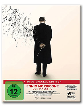 Ennio Morricone: Der Maestro - Special Edition Blu-ray UHD (4 Discs)