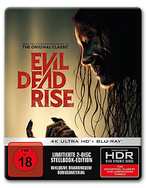 Evil Dead Rise - Steelbook Edition Blu-ray UHD (2 Discs)