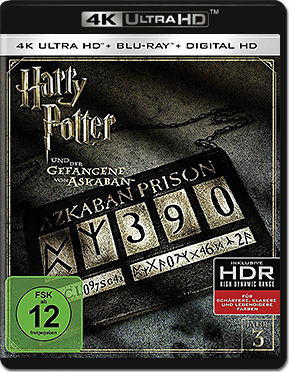 Harry Potter 3: Der Gefangene von Askaban Blu-ray UHD (2 Discs)