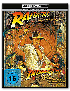 Indiana Jones 1: Jäger des verlorenen Schatzes - Steelbook Edition Blu-ray UHD (2 Discs)
