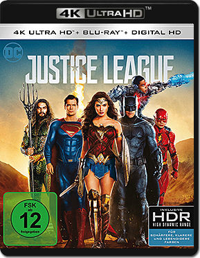 Justice League Blu-ray UHD (2 Discs)
