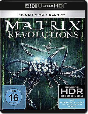 Matrix 3: Revolutions Blu-ray UHD (2 Discs)