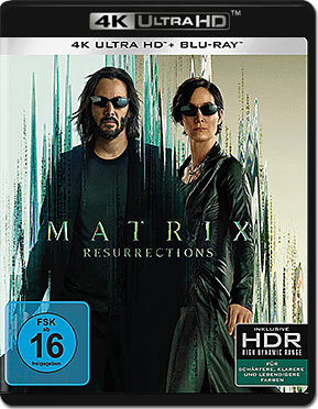 Matrix Resurrections Blu-ray UHD (2 Discs)