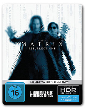 Matrix Resurrections - Steelbook Forced Edition Blu-ray UHD (2 Discs)