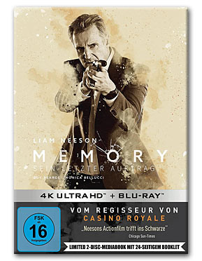 Memory: Sein letzter Auftrag - Mediabook Edition Blu-ray (2 Discs)