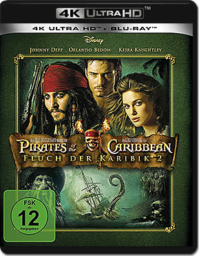 Pirates of the Caribbean 2: Fluch der Karibik 2 Blu-ray UHD (2 Discs)