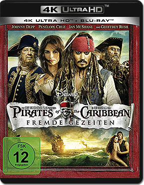 Pirates of the Caribbean 4: Fremde Gezeiten Blu-ray UHD (2 Discs)