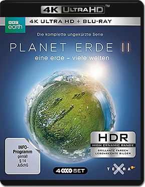 Planet Erde 2: Eine Erde - viele Welten Blu-ray UHD (4 Discs)