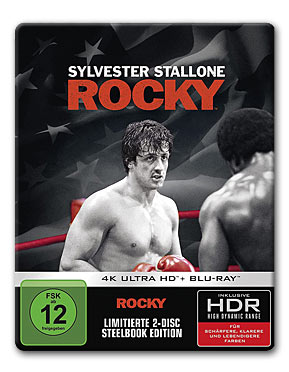 Rocky 1 - Steelbook Edition Blu-ray UHD (2 Discs)