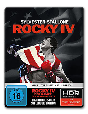 Rocky 4: Der Kampf des Jahrhunderts - Steelbook Edition Blu-ray UHD (2 Discs)