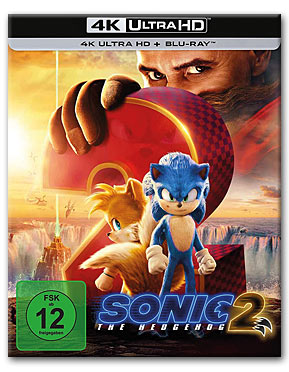 Sonic the Hedgehog 2 - Steelbook Edition Blu-ray UHD (2 Discs)