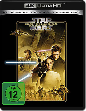 Star Wars Episode 2: Angriff der Klonkrieger Blu-ray UHD (Line Look, 3 Discs)