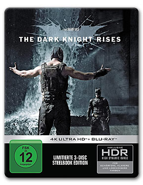 The Dark Knight Rises - Steelbook Edition Blu-ray UHD (3 Discs)