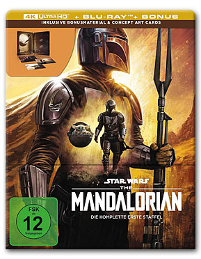 The Mandalorian: Staffel 1 - Steelbook Edition Blu-ray UHD (4 Discs)