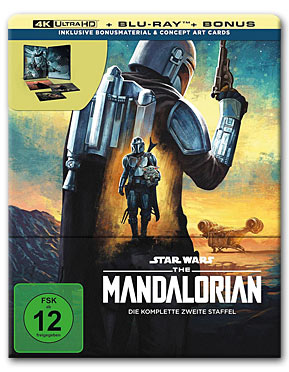 The Mandalorian: Staffel 2 - Steelbook Edition Blu-ray UHD (4 Discs)