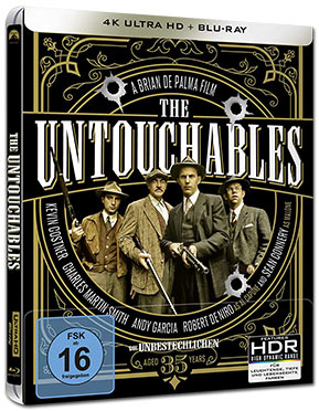 The Untouchables - Steelbook Edition Blu-ray UHD (2 Discs)