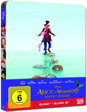Alice im Wunderland: Hinter den Spiegeln - Steelbook Edition Blu-ray 3D (2 Discs)