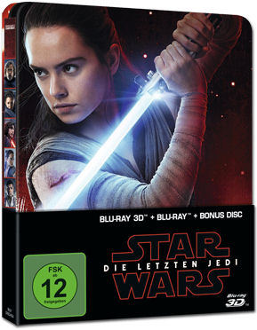Star Wars Episode 8: Die letzten Jedi - Steelbook Edition Blu-ray 3D (3 Discs)