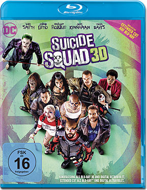 Suicide Squad - Extended Cut Blu-ray 3D (2 Discs)