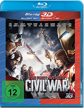 The First Avenger: Civil War Blu-ray 3D (2 Discs)