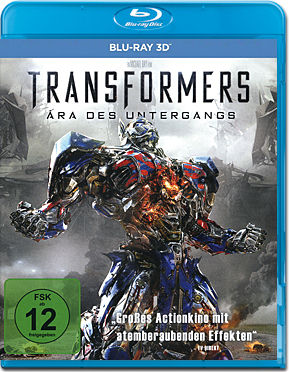 Transformers 4: Ära des Untergangs Blu-ray 3D