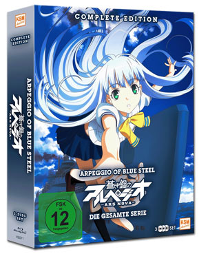 Arpeggio of Blue Steel: Ars Nova - Complete Edition Blu-ray (3 Discs)