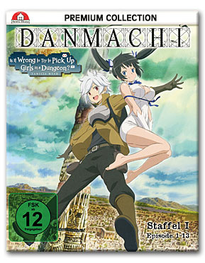 DanMachi: Is It Wrong to Try to Pick Up Girls in a Dungeon? - Gesamtausgabe Premium Box Blu-ray (4 Discs)