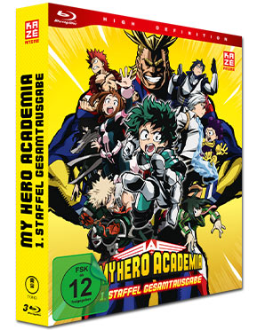 My Hero Academia: Staffel 1 - Gesamtausgabe Deluxe Edition Blu-ray (3 Discs)
