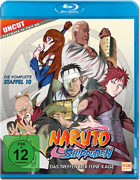 Naruto Shippuden: Staffel 10 - Das Treffen der fünf Kage Blu-ray