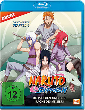 Naruto Shippuden: Staffel 06 - Die Prophezeiung und Rache des Meisters Blu-ray