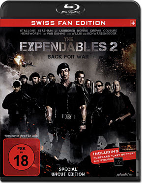 The Expendables 2: Back for War - Swiss Fan Edition Blu-ray
