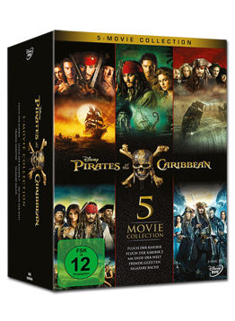 Pirates of the Caribbean - 5-Movie Collection (5 DVDs)