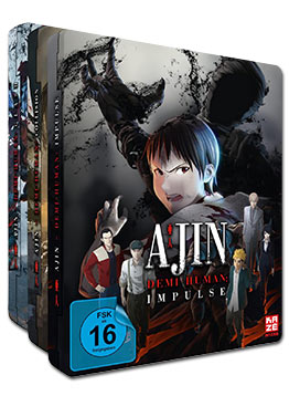 Ajin: Demi-Human - Movie-Trilogie 1-3 Steelcase (3 DVDs)
