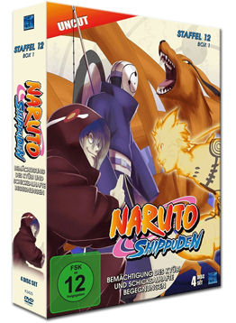 Naruto Shippuden: Staffel 12 Box 1 - Bemächtigung des Kyuubi (4 DVDs)