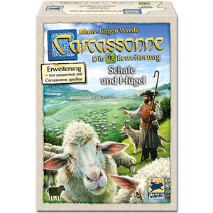 Carcassonne: Schafe und Hügel