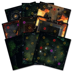Dark Souls: The Board Game - Darkroot Basin und Iron Keep Tile Set