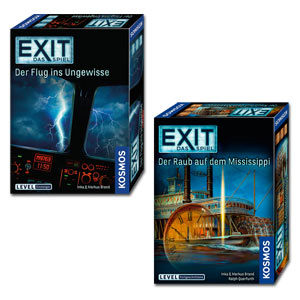 Exit - Das Spiel Bundle 6 (Der Raub auf dem Mississippi, Der Flug ins Ungewisse)