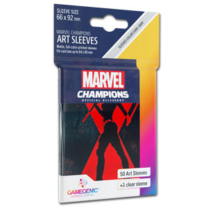 Marvel Champions Art Sleeves - Black Widow
