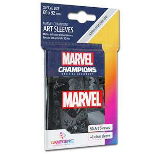 Marvel Champions Art Sleeves - Marvel Black