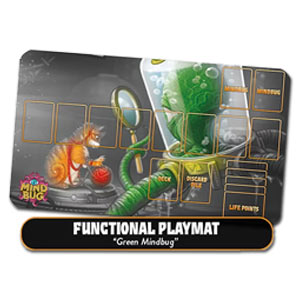 Mindbug Functional Playmat -Green Mindbug-