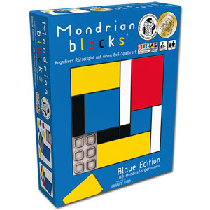 Mondrian Blocks: Blaue Edition