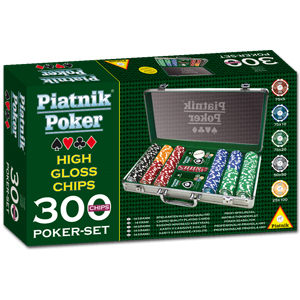 Poker Set 300 Chips inkl. Alu Case