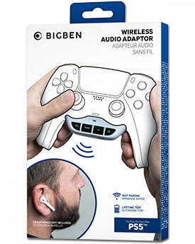 Bluetooth Wireless Audio Adaptor for PlayStation 5